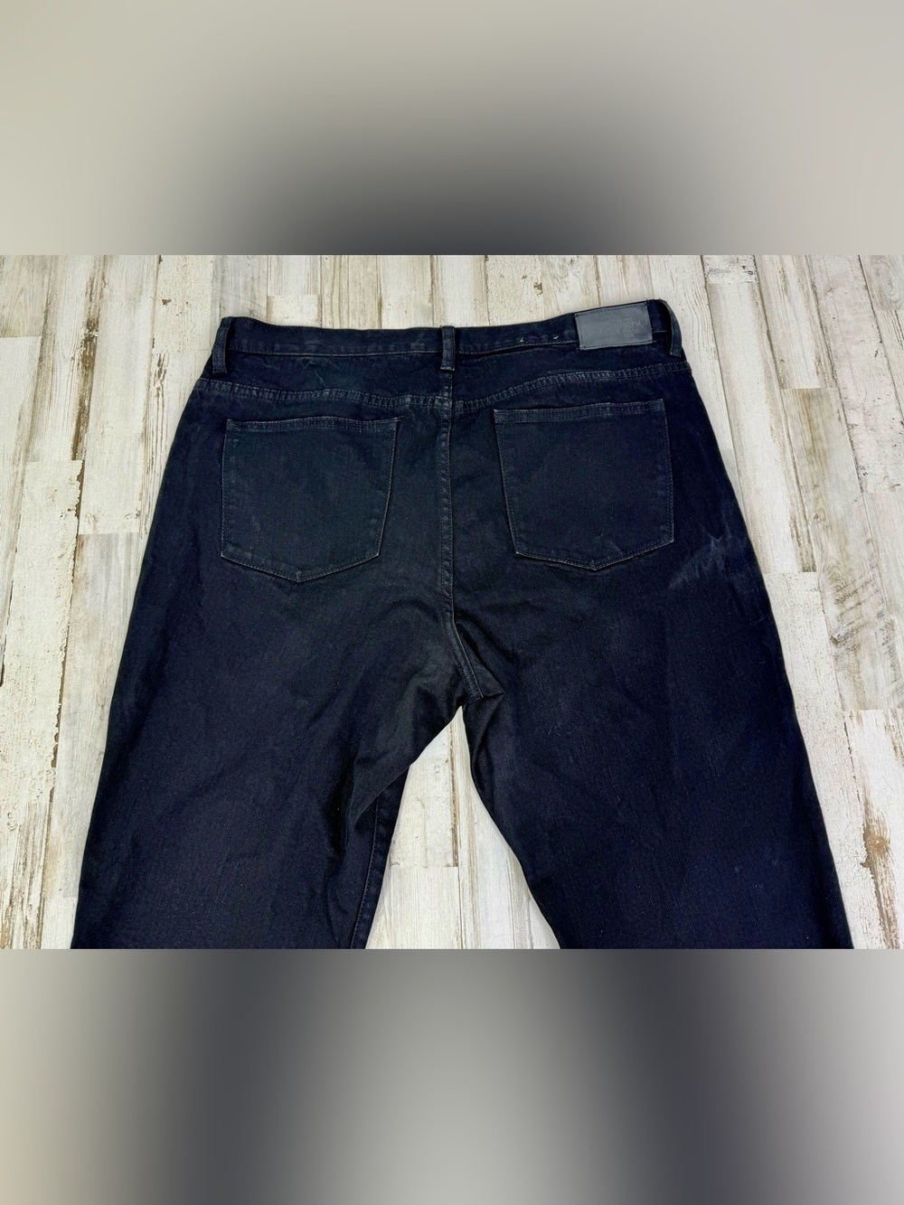LRL Lauren Jeans Co Ralph Lauren 16 (38x29) Classic Straight Jeans Black